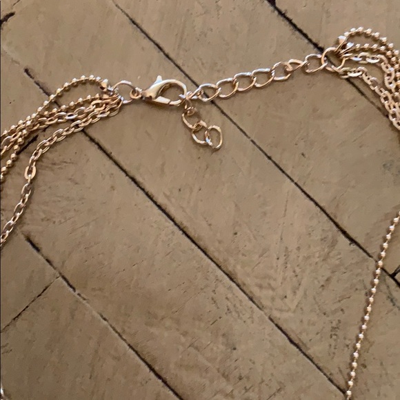 BOGO! Multilayer Gold Crystal Necklace Boho Choker - Picture 7 of 7